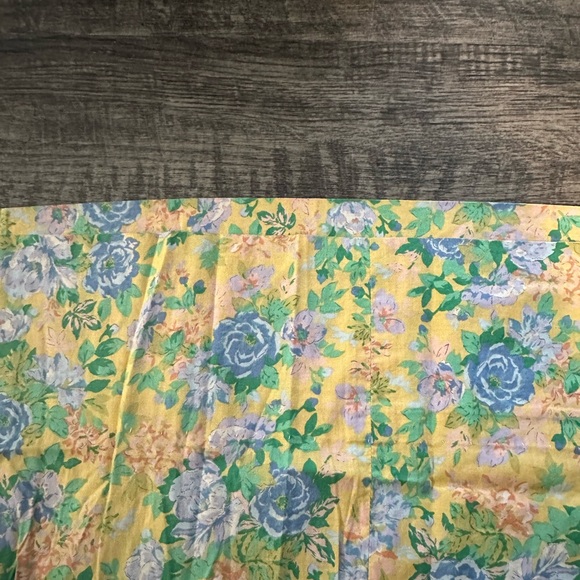 Vintage Laura Ashley Floral Maxi Dress Sailor Collar Prairie 80s - Picture 11 of 12